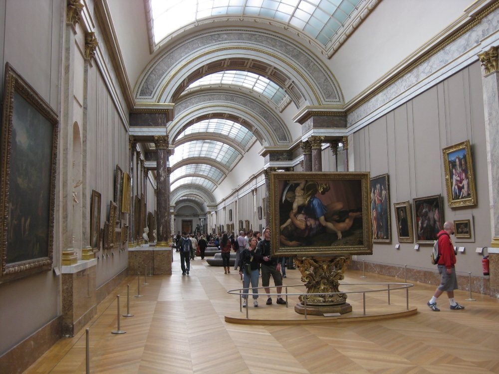 Inside the Paris Louvre