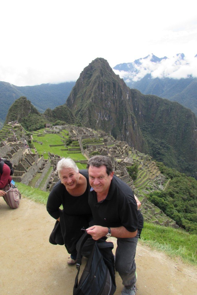 Ros and Alan at Machu Picchu