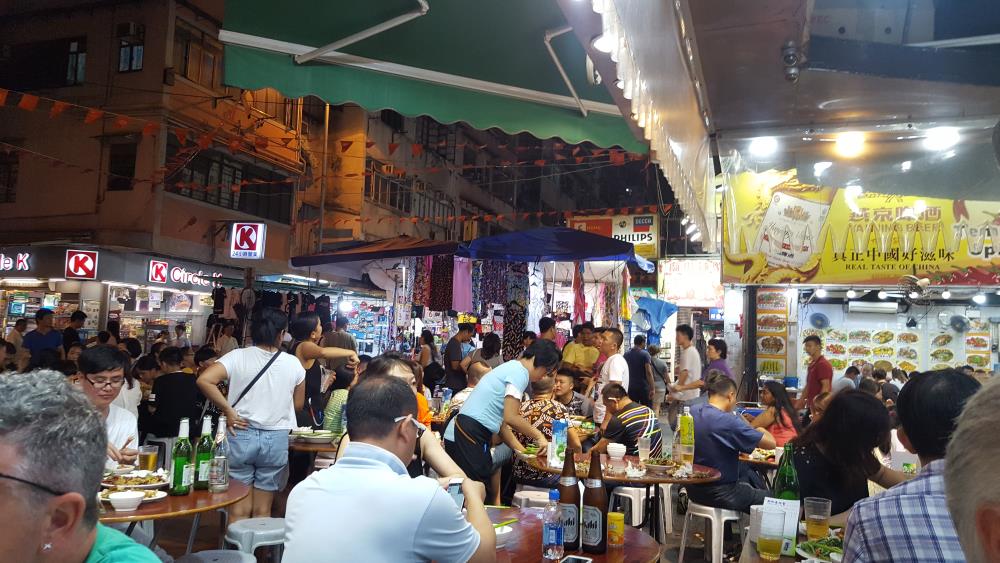 Temple Street food stalls