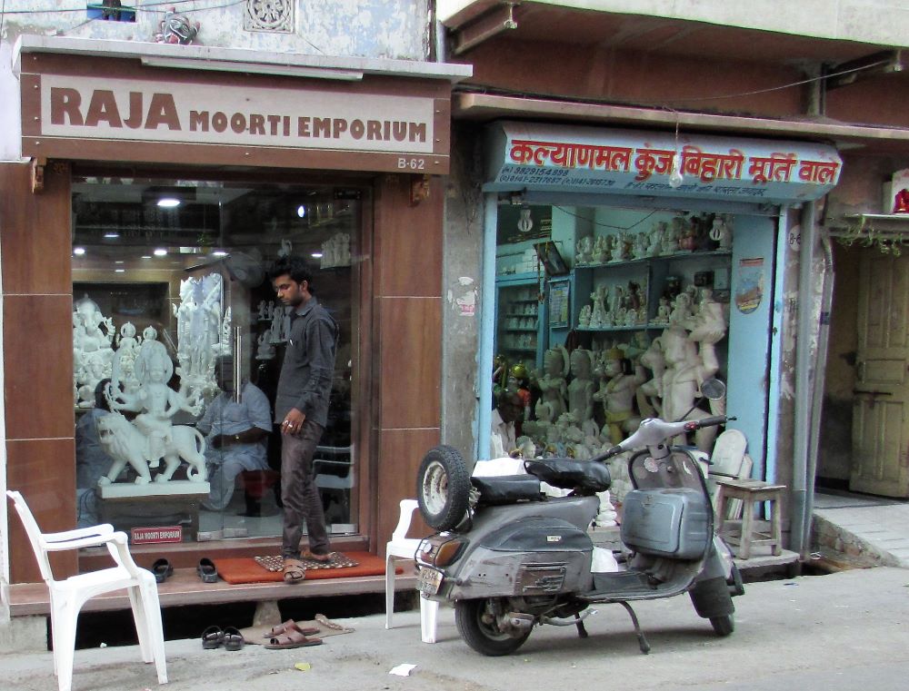 Shopfront in India