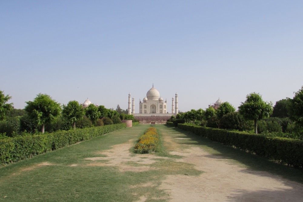 Taj Mahal from the Moonlight Garden 