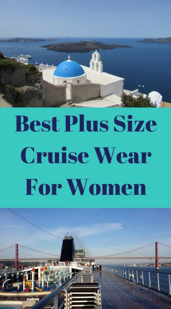 See our range of best plus size cruise wear for women. From formal to casual and accessories. #plussize #cruisewear