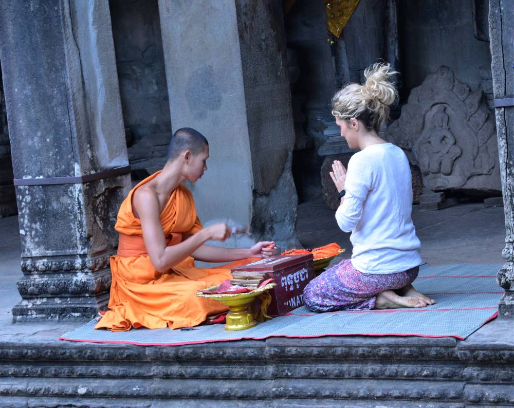 Buddhist Monk Angkor Wat