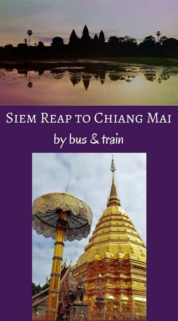 Travel from Siem Reap to Chiang Mai Thailand by Bus and Train. Bus from Siem Reap to Bangkok. Bangkok to Chiang Mai by Train. #busfromsiemreap #trainchiangmai