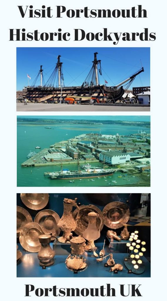 Planning a trip to the Portsmouth Historic Dockyard. Visit the Emirates Spinnaker Tower at Portsmouth. Visiting the Mary Rose Museum and HMS Victory at Portsmouth #maryrose #spinnakertower #portsmouth