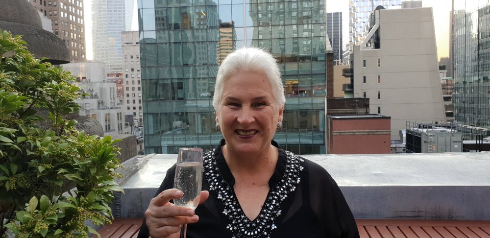Solo Trip to NYC. Ros at Mad 46 Roosevelt Hotel Rooftop Bar 