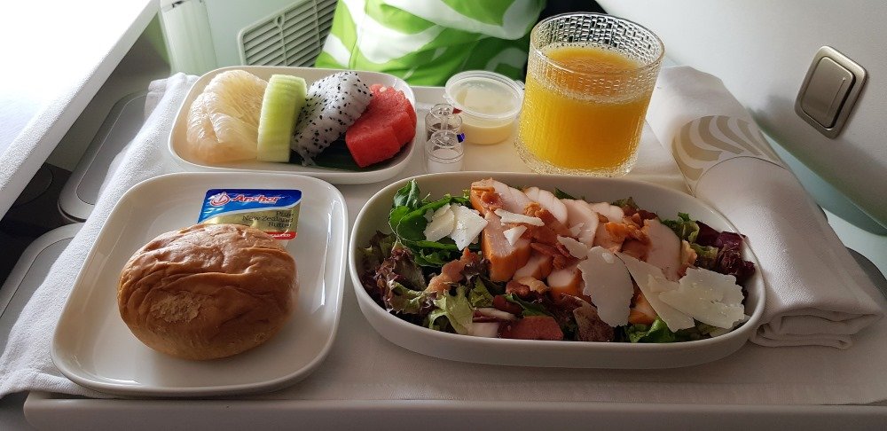 Finnair Business Class light meal