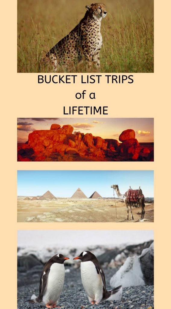 From Alaska to Peru to Australia. See our ultimate Bucket List ideas on top destinations to help you create your own world destination wish list. #bucketlist #travelideas #bestdestinations #bucketlisttrips