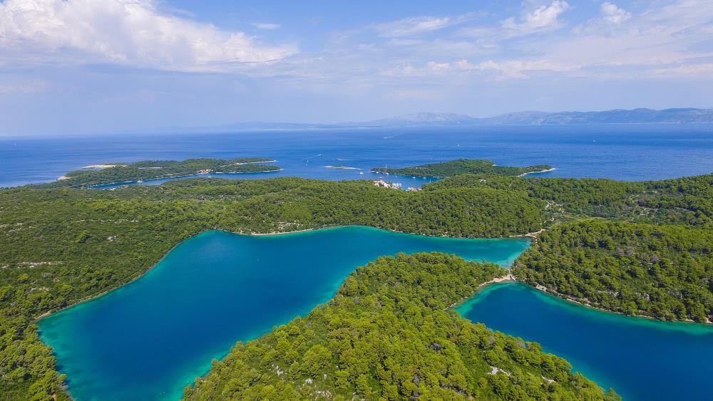 View of the Mljet island