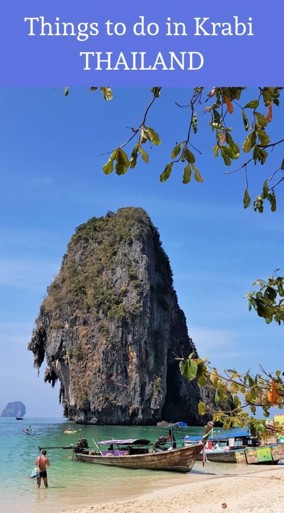There are so many things to do in Krabi Thailand. Visit the outlying Islands, relax on the white sandy Beaches or take in the nightlife. You will be spoilt for choices. #krabi #krabithiland #visitthailand #amazingthailand