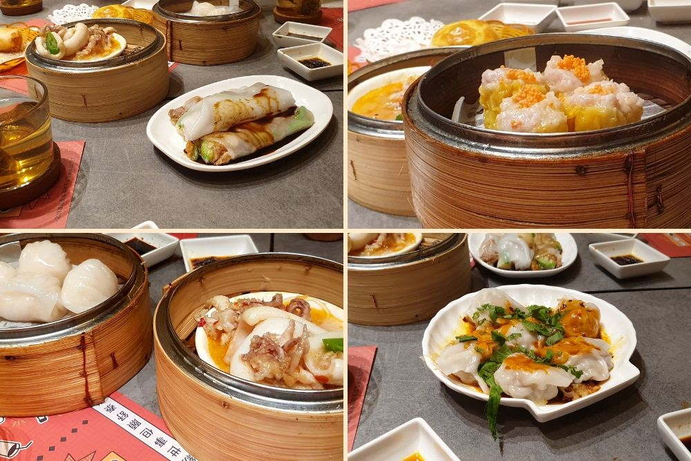 Dim Sum selection at dim dim sum Restaurant Mong Kok Hong Hong
 