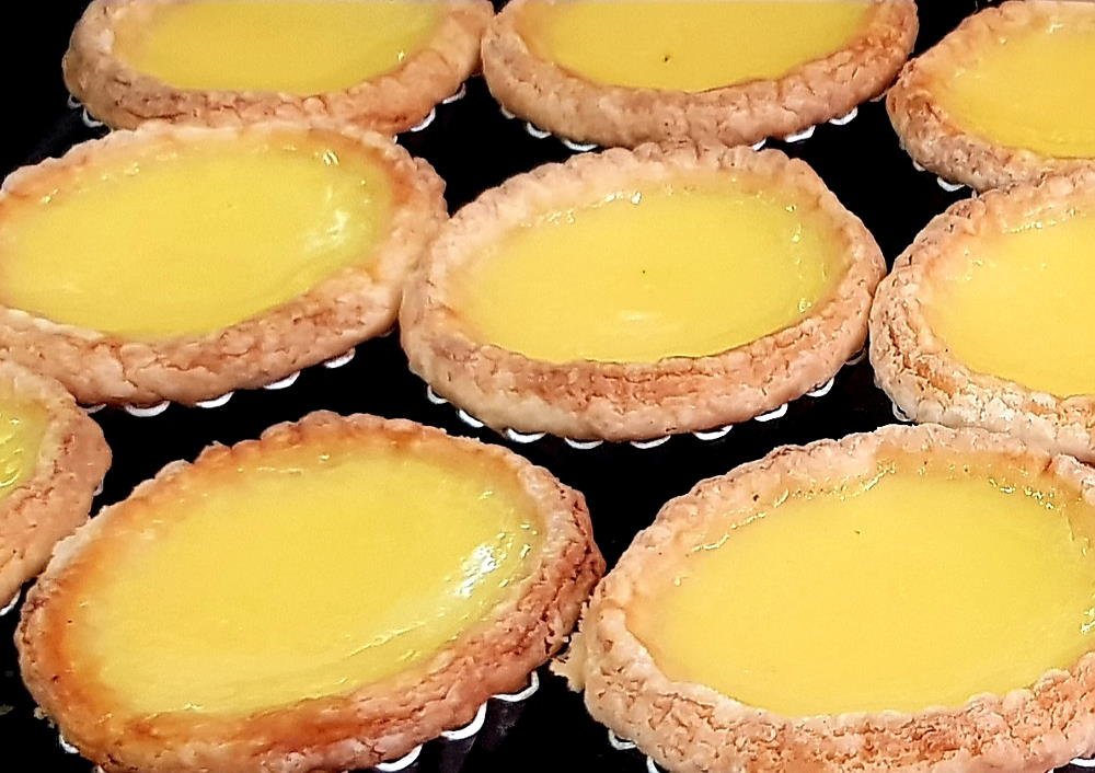 Egg tarts from the Happy Cake Shop in Hong Kong
