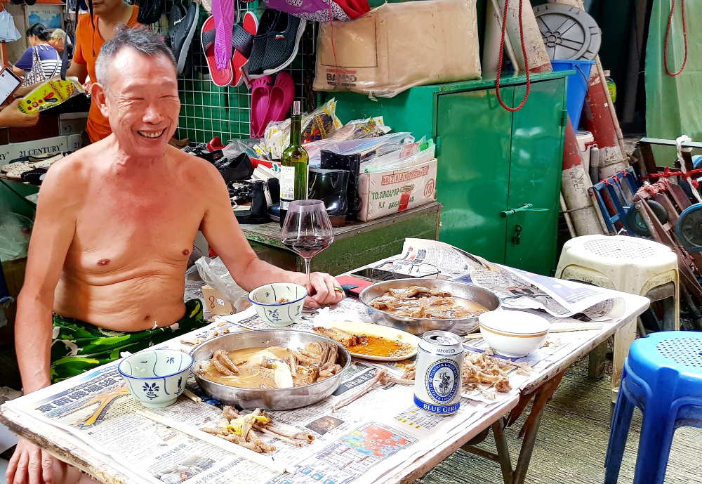 Mong Kok market stall owner
