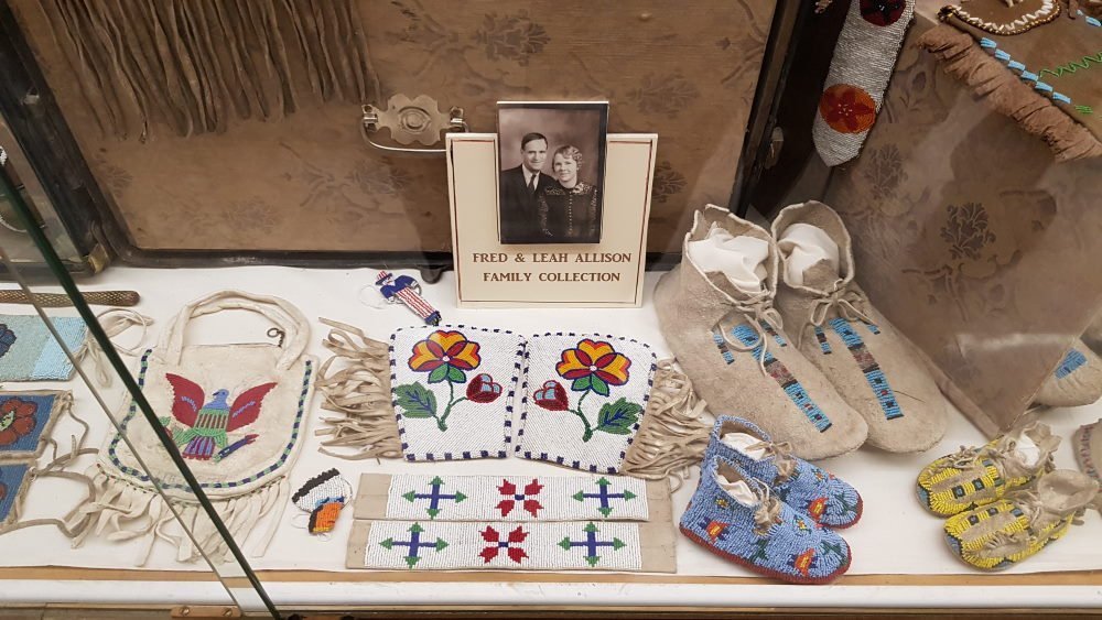 The Yellowstone County Museum has many examples of traditional Native American dress and exquisite beading.