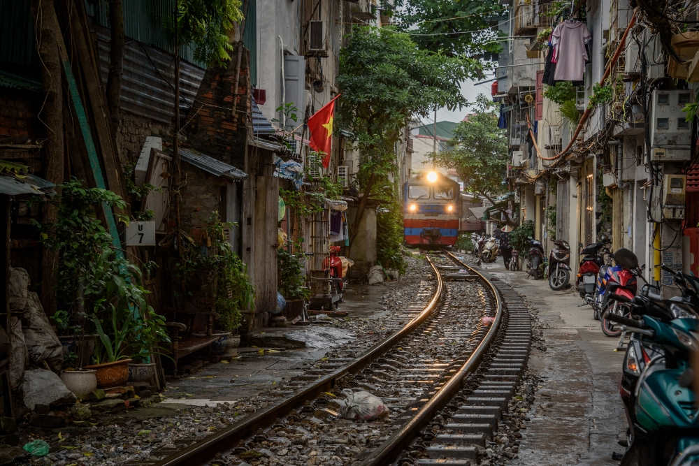 Train street Hanoi