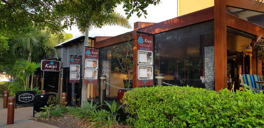 Kacy's at Bargara is a popular dining spot of the Bundaberg Beaches