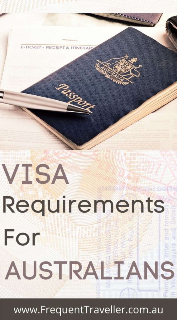 International Travel requirements for Australians
