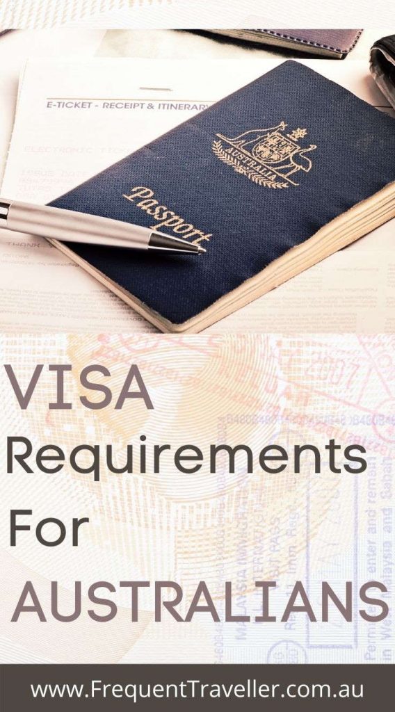 International Travel requirements for Australians