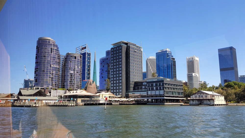 View of Perth Skyline from Swan River