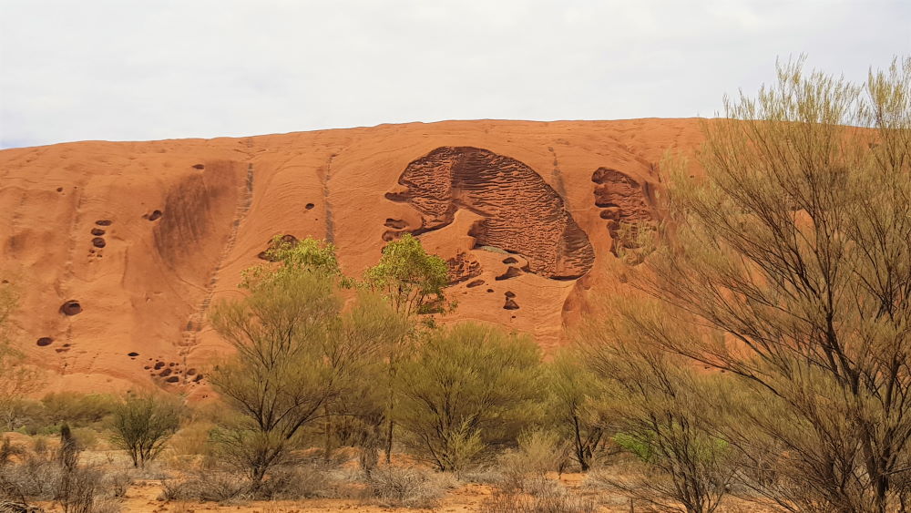 Uluru travel guide North East Face Uluru