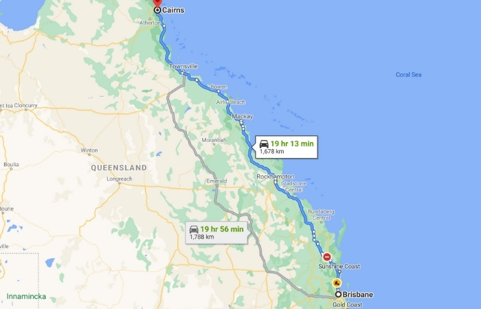 Brisbane to Cairns Road Trip
