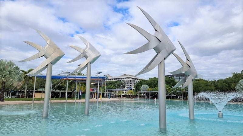 Cairns Esplanade the start of our day trips from Cairns