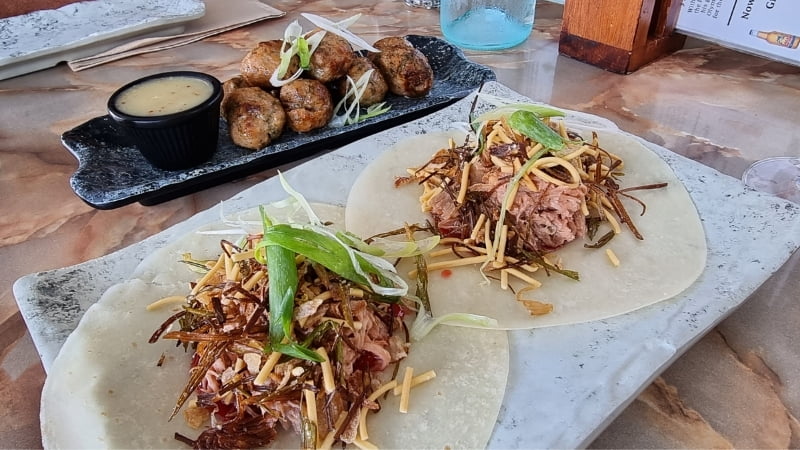 Tapas meal at Hervey Bay