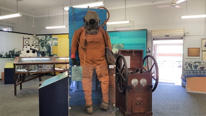 Inside the Broome Historical Museum