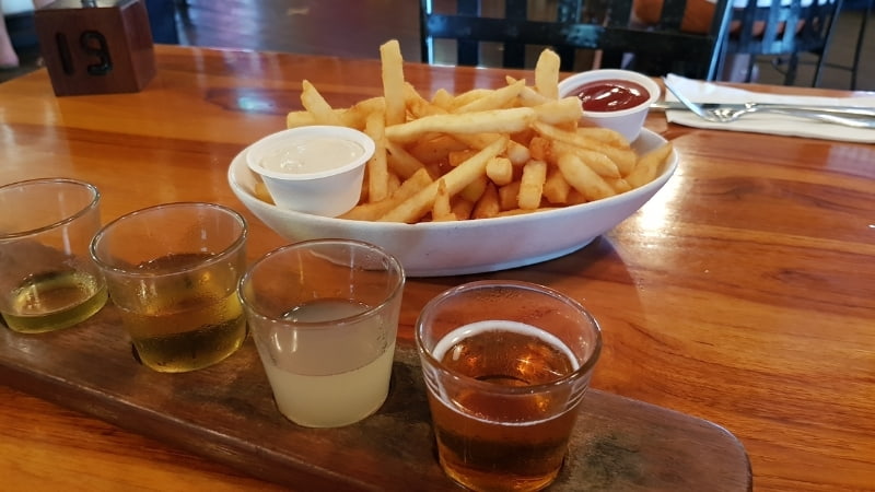 Tasting paddle