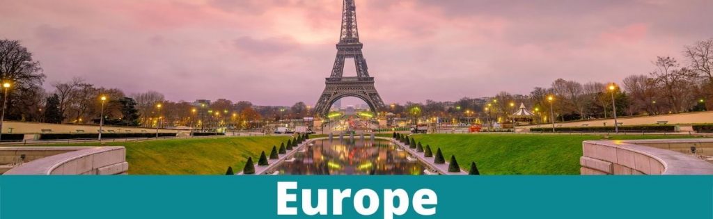 Europe travel destination