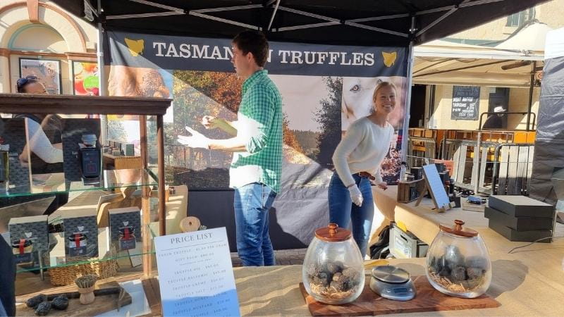 Tasmanian Truffles at Salamanca Markets Hobart