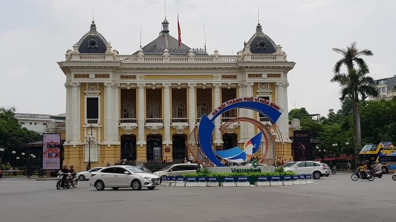 One of the top things to do in Hanoi is to visit the Hanoi Opera House