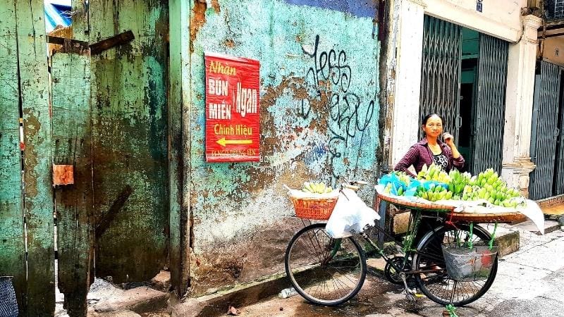 Hanoi Old Quarter street scene