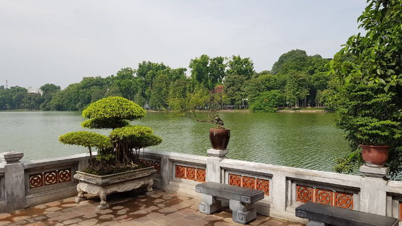 Ngoc Son Temple Gardens Hanoi Vietnam