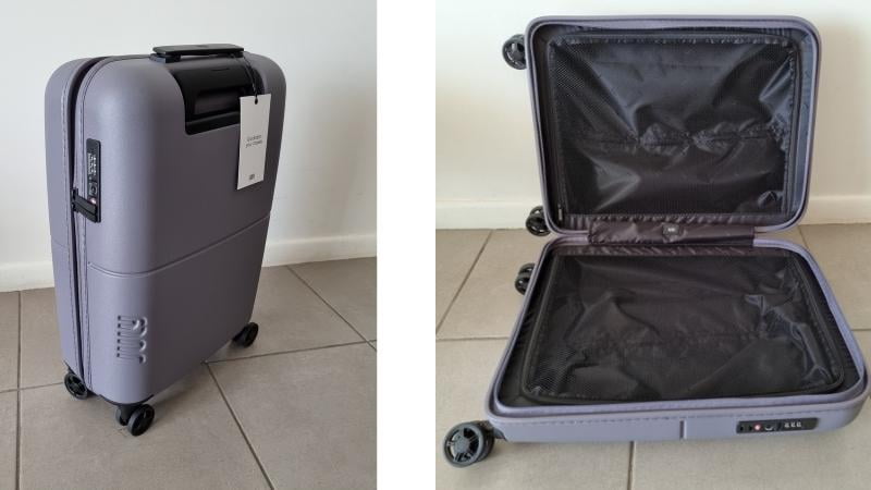 The lightest case in our JULY luggage review.