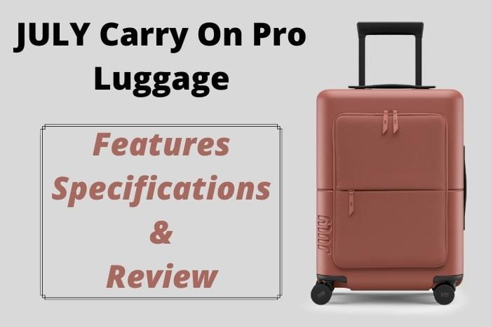 JULY Carry On Pro luggage review