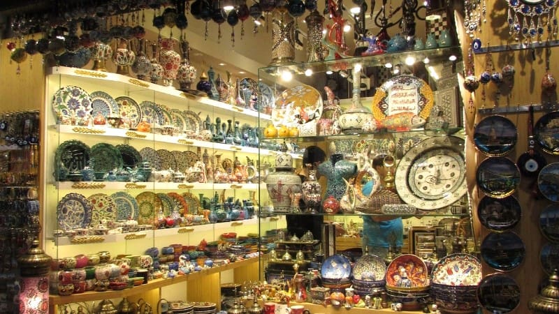 Shop till you drop at one of the many Bazaar's of Turkey (Türkiye)