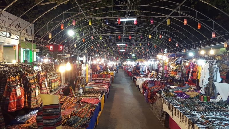 Anusarn Market stalls in Chiang Mai
