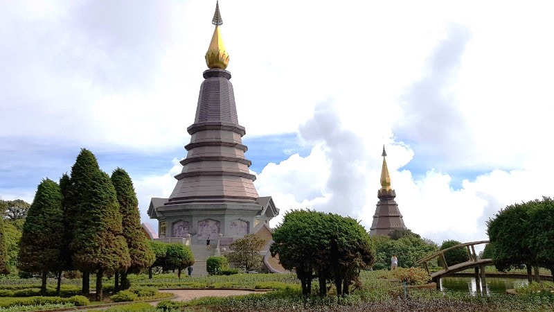 Royal Twin Pagodas in Doi Inthanon National Park