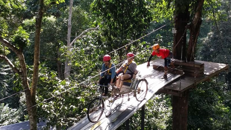 Sky Tricycle at Pongyang Zipline