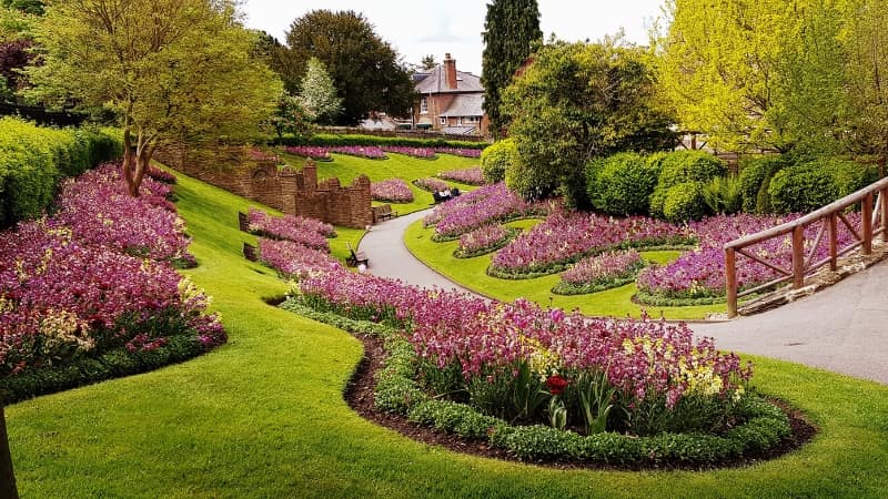 Guildford Castle gardens