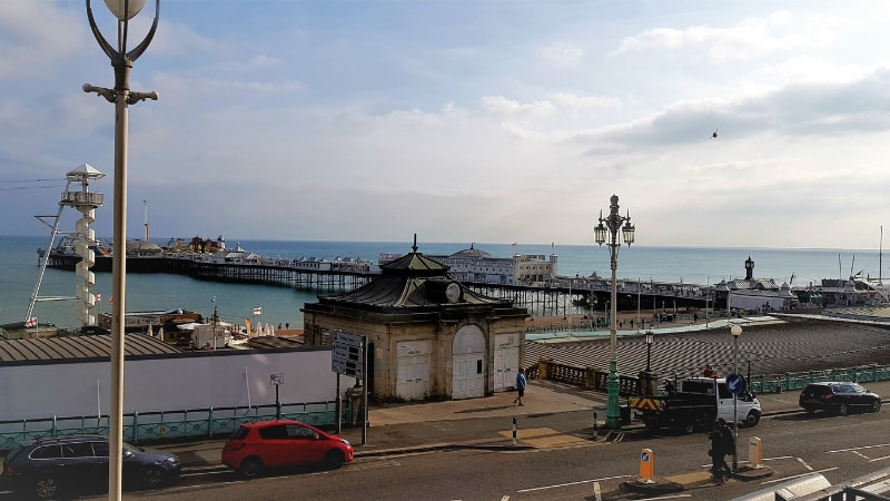View from Brighton Seafront Hotel