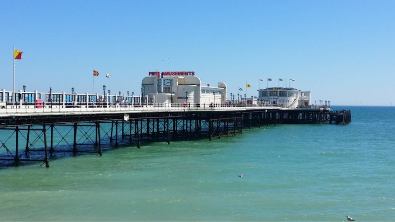Places to Visit Near Brighton UK Worthing Pier one of the best places to visit near Brighton UK