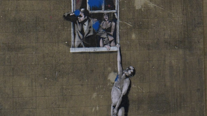 Banksy artwork in Bristol