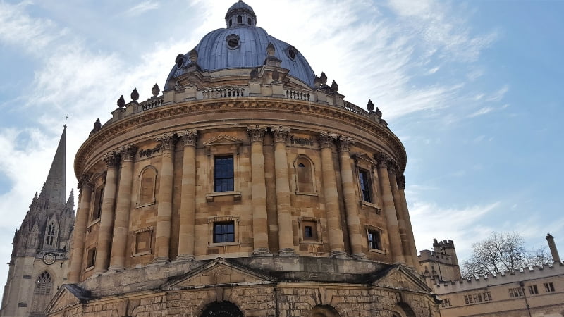 The Radcliffe Camera part of the Bodleian Library. A must visit for days out in Oxfordshire