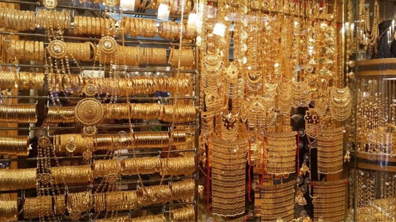 5 Days in Dubai One of the many Gold souks in Dubai