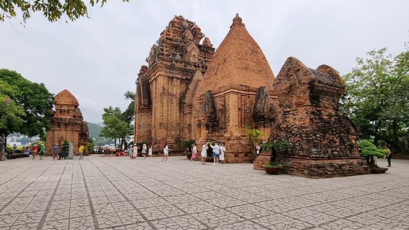 Vietnam tours from Australia Po Nagar Cham Towers is included in most tours to Nha Trang